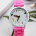 Children Kids Arabic Numerals Pencil Analog Display Quartz Wrist Watch-08. 
