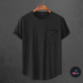 Premium Quality Solid Color Half Sleeve T-Shirt For Men's - T Shirt. 