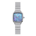 Custom Square Ladies OEM Watches Stainless Steel Bracelet Wholesale Fashion Quartz Watch for Women Without Logo Girl Wrist Watch.