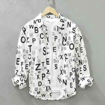 Men's Printed Long Sleeve Shirt