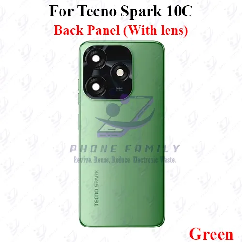 For%20Tecno%20Spark%2010C%20Back%20Panel/Backshell/%20Casing%20+%20Camera%20Lens%20+%20Side%20Button%20%20With%20Logo-All%20Colors%20Available%20-%20Image%204
