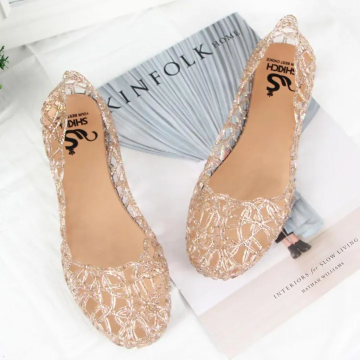 NEW%20Women's%20Summer%20Beach%20Jelly%20Sandals%20Slip%20On%20Flats%20Hollow%20Casual%20Breathable%20Pumps%20Korean%20version%20Flat%20Sandals%20%20Women%20Jelly%20Pointy%20Shoes%20Gift%20for%20Ladies%20Girls%20-%20Image%203