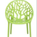 Stylee Ventral Arm Chair - Lime green.