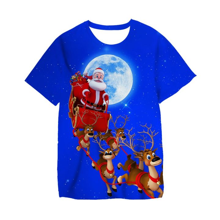 3-14Ys%20Kids%20Clothes%20Santa%20Claus%20With%20Deer%20Graphic%20Tee%20Shirt%20Merry%20Christmas%20T-shirt%20Boys%20Girls%20T-shirts%20Children%20Xmas%20Tshirt%20Boy%20-%20Image%208
