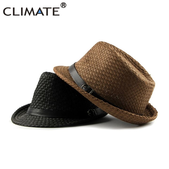 CLIMATE%20Summer%20Straw%20Hat%20Men%20Cool%20Straw%20Fedora%20Paper%20Straw%20Hats%20for%20Man%20Solid%20Paper%20Cool%20Fedoras%20Cap%20Summer%20Fedora%20Men%20Hat%20Cap%20-%20Image%206