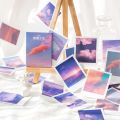 30 Pieces Romantic Scene Series Coated Paper Sticker Boxed Album Diary Journal Decorative Crafts Landscape Scrapbooking. 