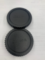 Canon Body Cap & Canon Lens Back Cap Kit, Canon EOS 60D 70D 77D 80D 7D 5D Mark II III IV 750D 760D Rebel T7 T6 T6i T7i T6S T4i T5i T5 Camera Body & EF Lens Replaces Design Camera Body Cap & Camera Rear Lens Cover compatible w/ Canon RF-3 cap for Canon EOS. 