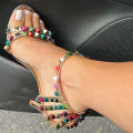 Summer Women 11cm High Heels Rivets Studded Sandals Lady Sandles Stiletto Gladiator Pumps Stripper Fetish Open Toe Luxury Shoes House Foocus. 