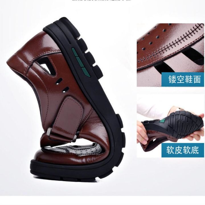 2022%20Summer%20Soft%20Leather%20Shoes%20Quality%20Men's%20Fashion%20Hollowed%20%20Leather%20Sandals%20Breathable%20Man%20Casual%20Shoes%20Father%20Sandal%20-%20Image%206