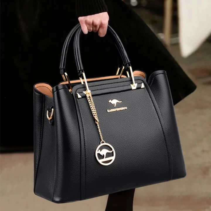Leather Handbag Designer Brand Crossbody Bags Women Soft Leather