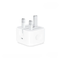 Apple 20W USB-C Power Adapter A2344 3 Pin Fast Charger Type-C Folding Pins for iPhone 15, 16, 17, iPad 12 Months Warranty. 