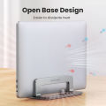 UGREEN Vertical Laptop Stand Holder Foldable Aluminum Notebook Stand Laptop Tablet Stand Support For Macbook Air Pro PC 17 inch. 