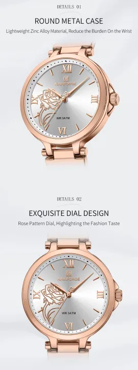 NAVIFORCE%205060%20New%20Women%20Watch%20Quartz%20Waterproof%20Top%20Luxury%20Brand%20Lady%20Wristwatch%20Steel%20Bracelet%20Original%20Female%20Girl%20Clock%20-%20Image%209