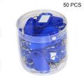 50pcs Key ID Tag Baggage Luggage Name Label Card with Split Ring Keyring.