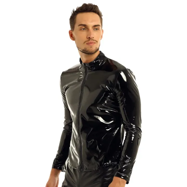 Mens%20Shiny%20Wetlook%20Leather%20Shirt%20Shaping%20Sheath%20Latex%20Cacomfortable%20sual%20Coat%20Male%20Glossy%20Metallic%20PVC%20Leather%20Jacket%20Tops%20i%20-%20Image%203