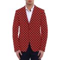 2022 Custom Slim Fit Men's Blazer Sets Red Roses Blazer Suits Casual Elegant Man Suit Autumn Blazer Jacket For Men Dropshipping.