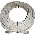 Cat6 Cable internet Cable 1000mbps RJ45 Ethernet LAN Network Cord Cable Lead gray/White Ready Cable (30 meters). 