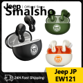 Jeep EW121 TWS Earphones Bluetooth 5.4 Stereo HD Call Earphones Quick Pairing Headphones Gaming Noise Reduction Earphones. 