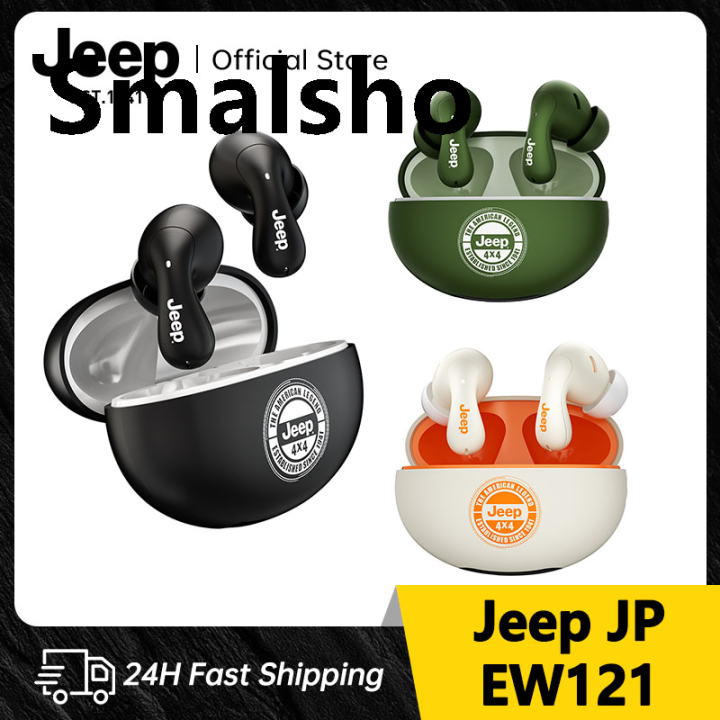 Jeep EW121 TWS Earphones Bluetooth 5.4 Stereo HD Call Earphones Quick Pairing Headphones Gaming Noise Reduction Earphones