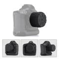 Camera Lens Cover Soft Silicone Protective Cap Replacement Accessories Fit for SLR DSLR Cameras.