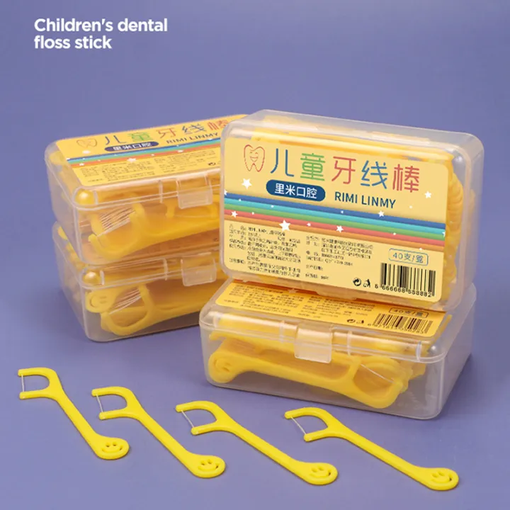 40Pcs/Box%20Baby%20Floss%20Cartoon%20Plastic%20Toothpick%20High%20Fine%20Baby%20Floss%20Stick%20Tools%20-%20Image%205
