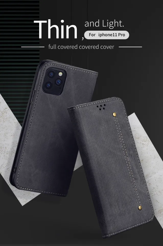 HAOYE Leather Folio Cover per OnePlus 10T 5G Cover, PU + TPU Leather