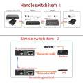 Computer Connector Gigabit Ethernet MediaConverter 4 SFP 2 RJ45 and 1 SFP 1 RJ45 10/100/1000M.