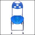 Super Premium Quality Heavy Stainless Steel Folding Commode Chair / Folding High Commode. 