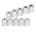 【YIYANGMAOYI111】3D Printer Parts Flexible Coupling /Shaft 5*5*25/5*8*25 Flexible Shaft Aluminum For Lead Screw Nema17 motor. 