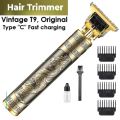 T9 trimmer Premium Type-C Trimmer Electric Professional Hair Clipper Hair Cutting Machine Trimmer for Men. 