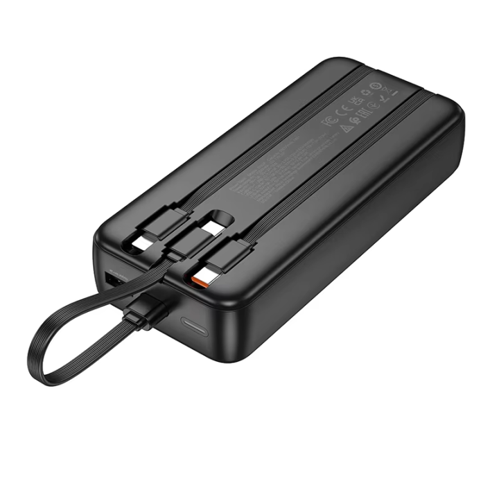 HOCO%20J132A%2022.5W+PD20W%20Portable%20High%20Capacity%20Fast%20Charging%20%2020000mAh%20Power%20Bank%20With%203%20Cables%20-%20Black%20-%20Image%202
