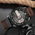 Inspired by CN Inspired by MEN  8301 Men’s PU Leather Quartz Waterproof Watch For Men's. 