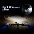Bike Bicycle Light USB LED Rechargeable Set MTB Road Bike Front Back Headlight Lamp Flashlight Cycling Light Cycling Accessories Mzea.