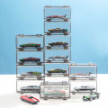 Hot Wheels Display Case Stackable Toy Car Storage, Organizer for Matchbox Hot Wheels 1/64 Scale Diecast Cars Display Case. 