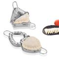 umpling aker ould Stainless Steel eart Shaped umpling ress itchen ools. 