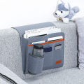 Migeet Bedside Caddy Bedside Organizer Bag Holder with 5 Pockets Felt Hanging Storage Organizer for Bed Rails Dorm Sofa.