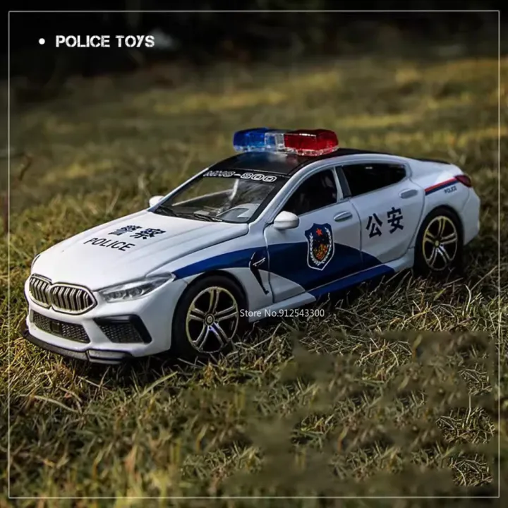 Scale%201/32%20M8%20Police%20Car%20Model%20Toy%20Metal%20Diecast%20with%20Pull%20Back%20110%20Simulation%20Vehicle%20Models%20Doors%20Openable%20Boy%20Collection%20Gift%20-%20Image%206