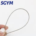 304 Stainless Steel Wire Rope Soft Fishing Lifting Cable 7×7/7*19 Clothesline 0.8mm 1mm 1.5mm 2mm 3mm 4mm Aluminum sleeve. 