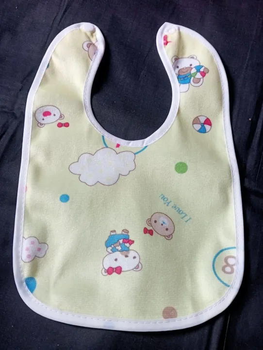3Pcs%20Combo%20Fashionable%20Cotton%20Bibs%20For%20Baby%20-%20Image%202