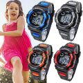 Children Luminous Electronic Watches Dial Waterproof Multi-function Alarm Clocks LED Digital Wrist Watch for Boys and Girls. 