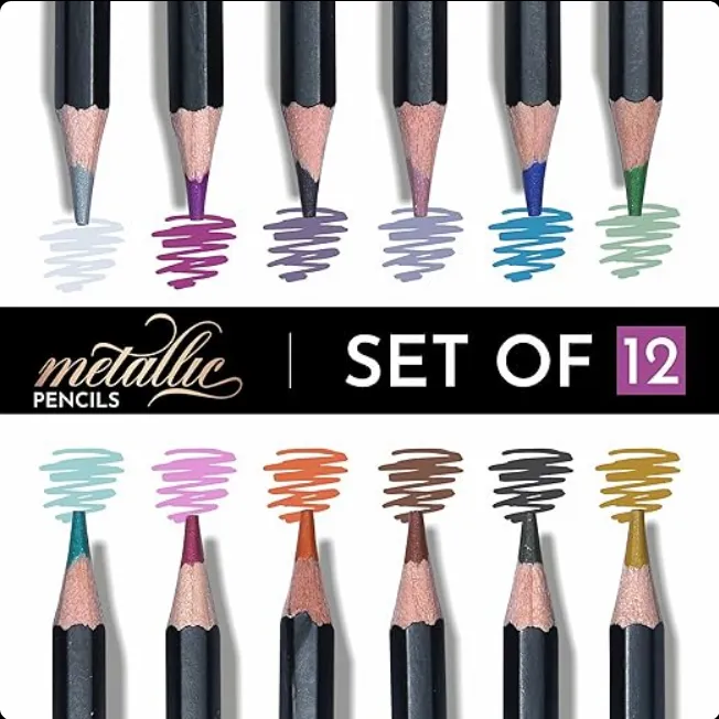 BRUSTRO%20Artist%20Metallic%20Colour%20Pencil%20Set%20of%2012%20Shades%20-%20Image%204