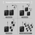 M-VAVE WP-10 2 In 1 Wireless Monitor Ear Return Transmitter Receiver One In One. 