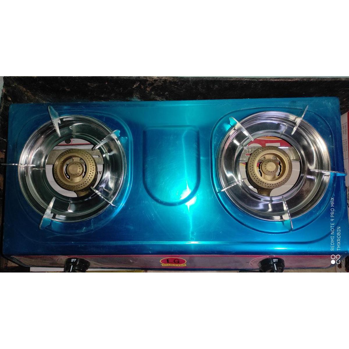 LG Auto Steel Double Burner Gas Stove MC/D-92