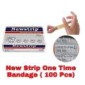 One Time Bandage Newstrip 1 box (100 Pcs). 
