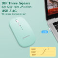 GOOJODOQ Bluetooth Wireless Mouse Modern Slim And Silent Rechargeable iPad Tablet Phone Universal Portable.