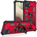 【Pioneer Gong】Armor Phone Case For Samsung Galaxy A52 A72 A32 5G A12 A02S A02 M02 A42 With Metal magnetic Rugged Bracket Protector Back Cover. 