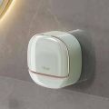 Soap Holder With Lid Drain Soap Box Punch-Free Flip-Top Soap Dish Creative Waterproof Storage Rack Bathroom Accessories. 