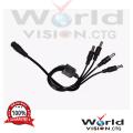 1 To 4 Dc Power, 4-Port Spleter Adapter Cip Cctv Camera. 