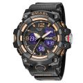 (COD Available)SMAEL 8008 Outdoor Sports Multifunctional Waterproof Luminous Men Watch.