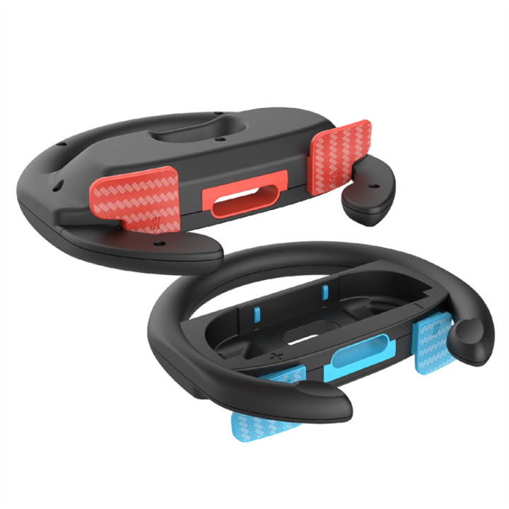 2PCS Racing Steering Wheels Switch 2 Controller Game Grip Handle Racing ...